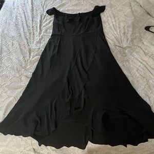 Black off the shoulder City Chic dress size 14/xs